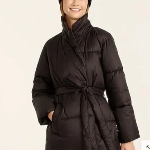 J. Crew Jackets & Coats Jcrew Puffer Wrap Winter Coat Primaloft